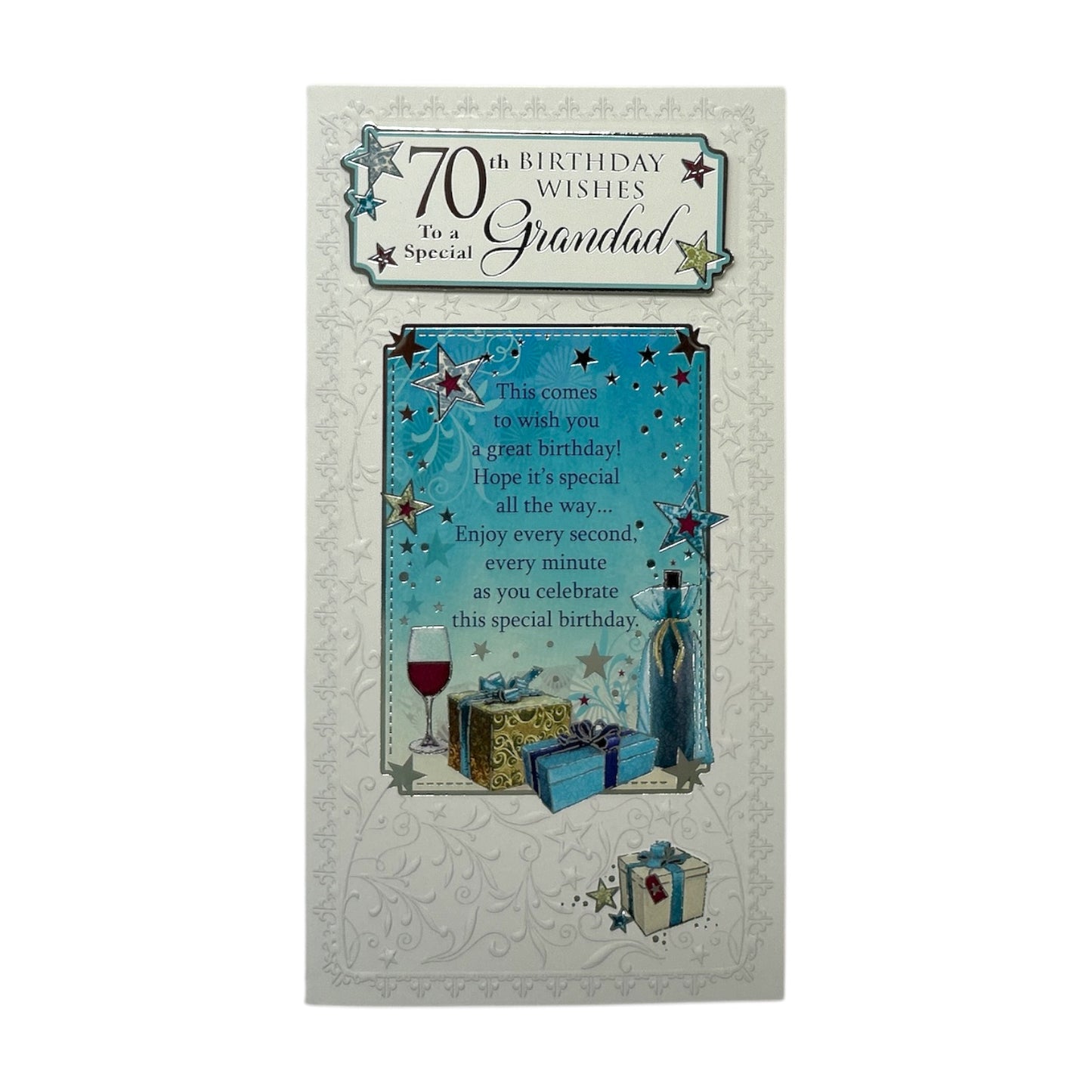 70th Birthday Wishes To A Special Grandad Soft Whispers Greeting Card