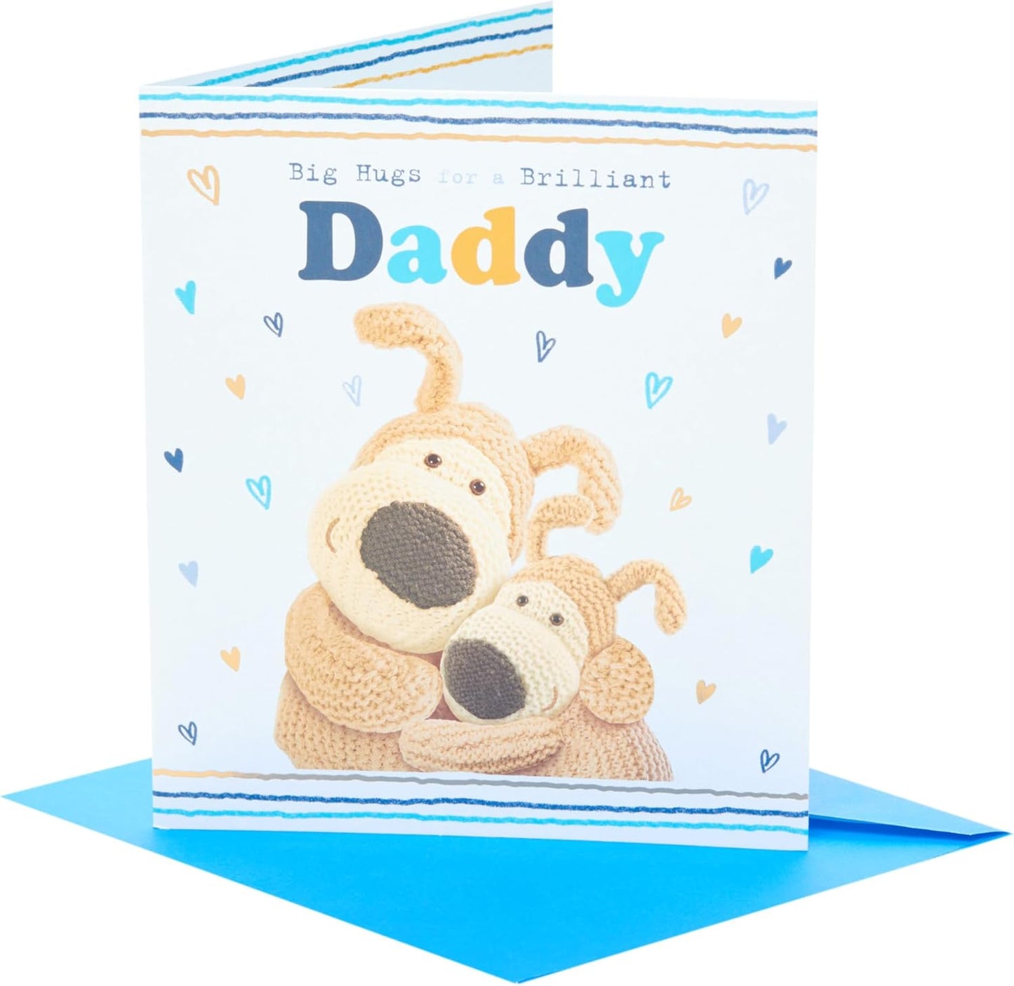 Boofle Hugging Each Other Daddy Father's Day Card