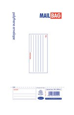 Pack of 25 Small Polythene Mail Bags 16 x 23cm