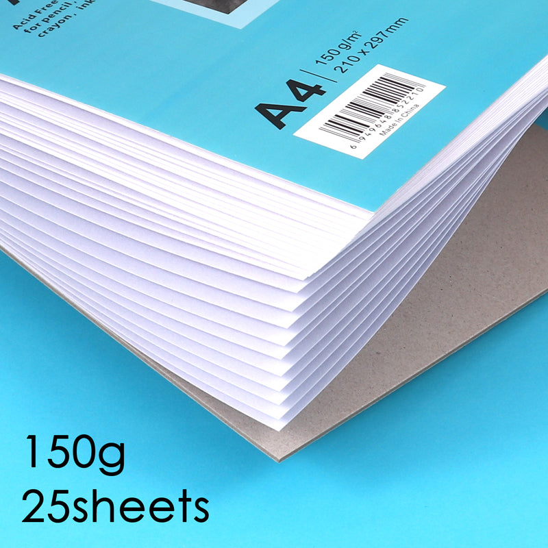 A4 Top Glued Open Sketch Pad