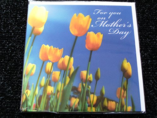 3D Holographic Tulips For You Mother's Day Greetings Card