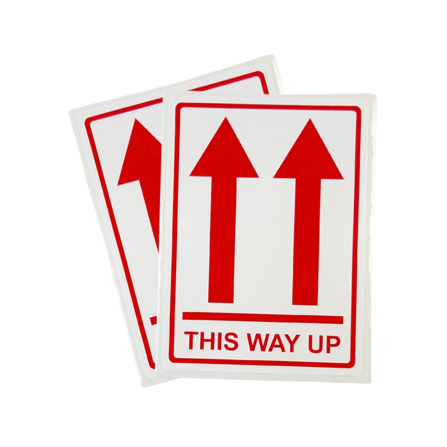 Pack of 18 This Way UP Self-Adhesive Labels 80x110mm