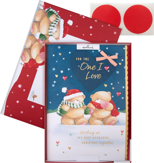 Cute Forever Friends Winter Design One I Love Boxed Christmas Card