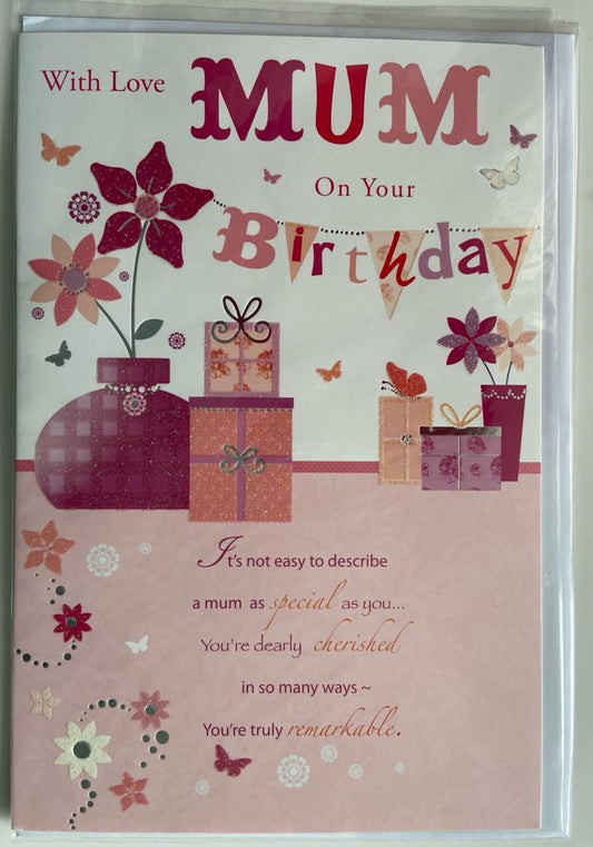 Mum On Your Birthday Sentimental Words Birthday Card