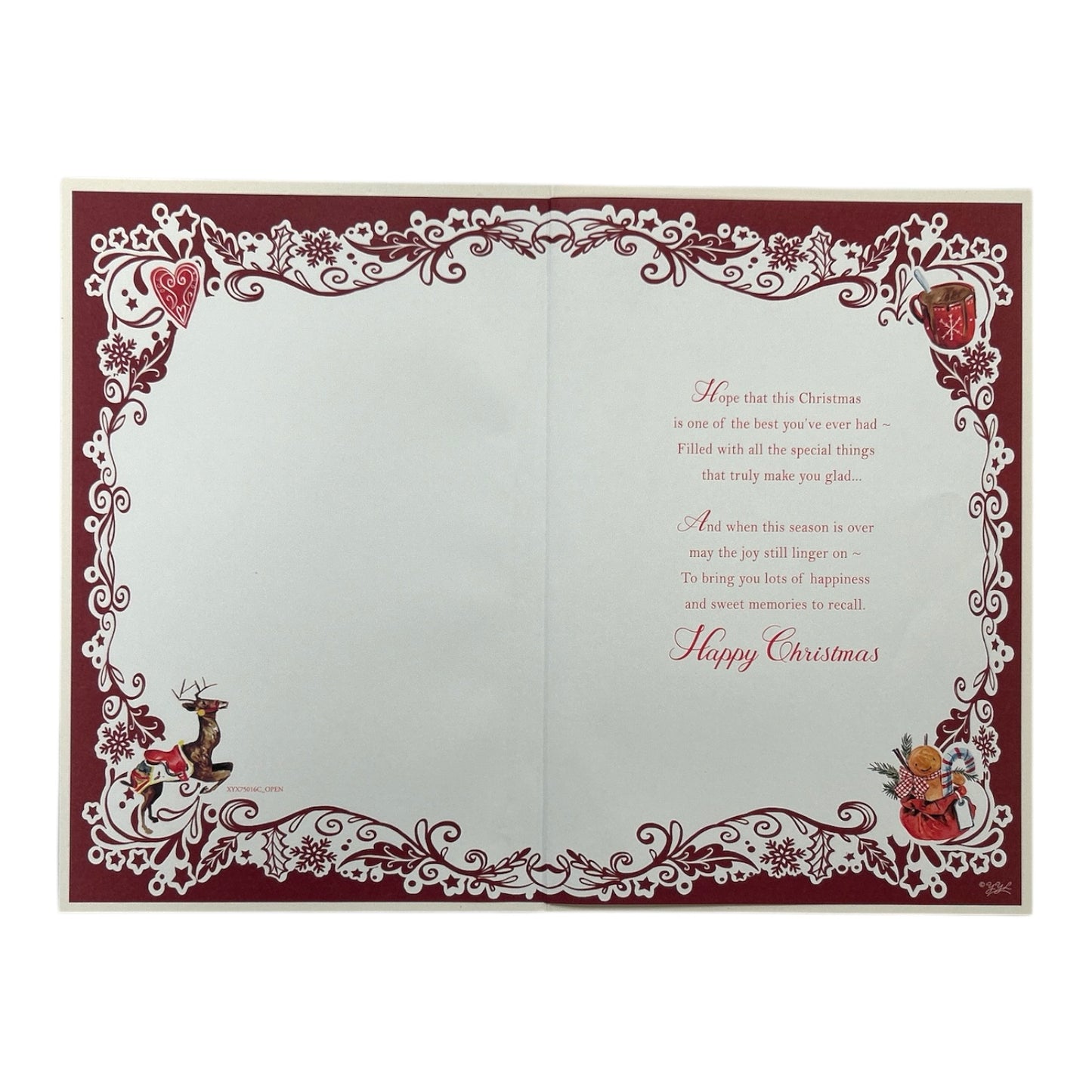 For a Special Grandma and Grandad Joyful Season Wishes Christmas Card