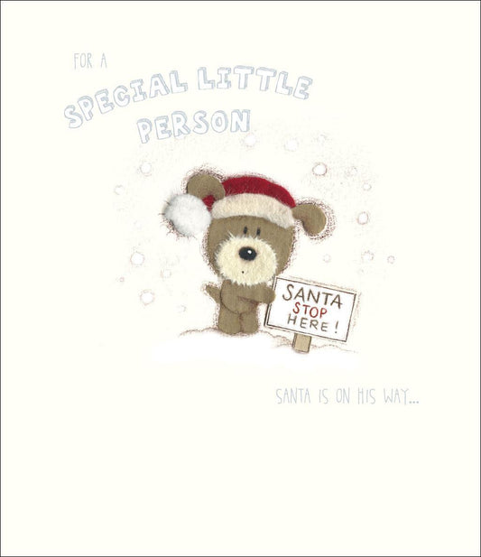 For A Special Little Person Christmas Card Lots Of Woof 