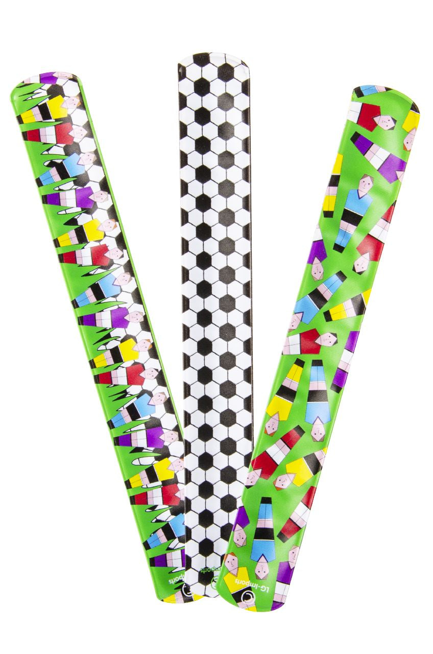 Pack of 6 Football Snap Bracelets