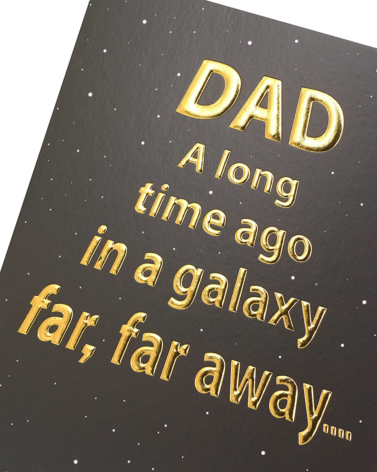 Star Wars Galaxy Birthday Card for Dad