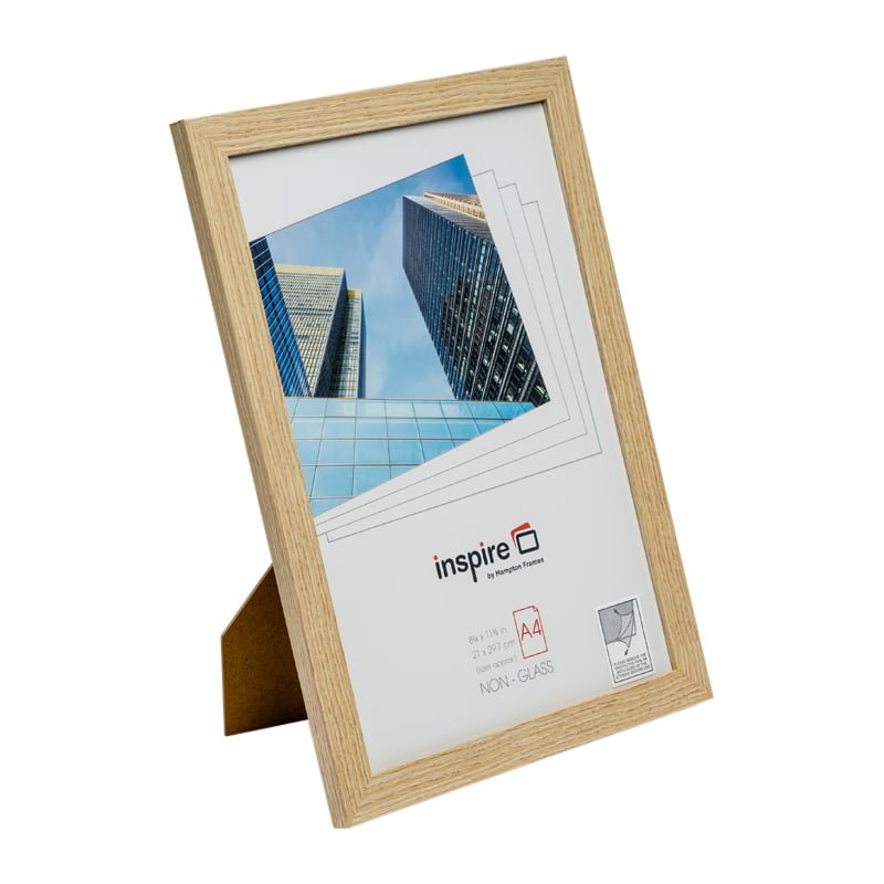 Pack of 6 Oslo A4 Natural Certificate Frames