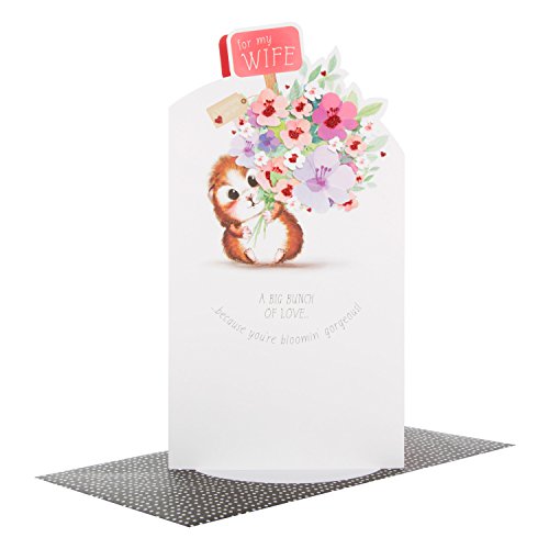 For My Wife 'Bunch Of Love' Valentine's Day Card
