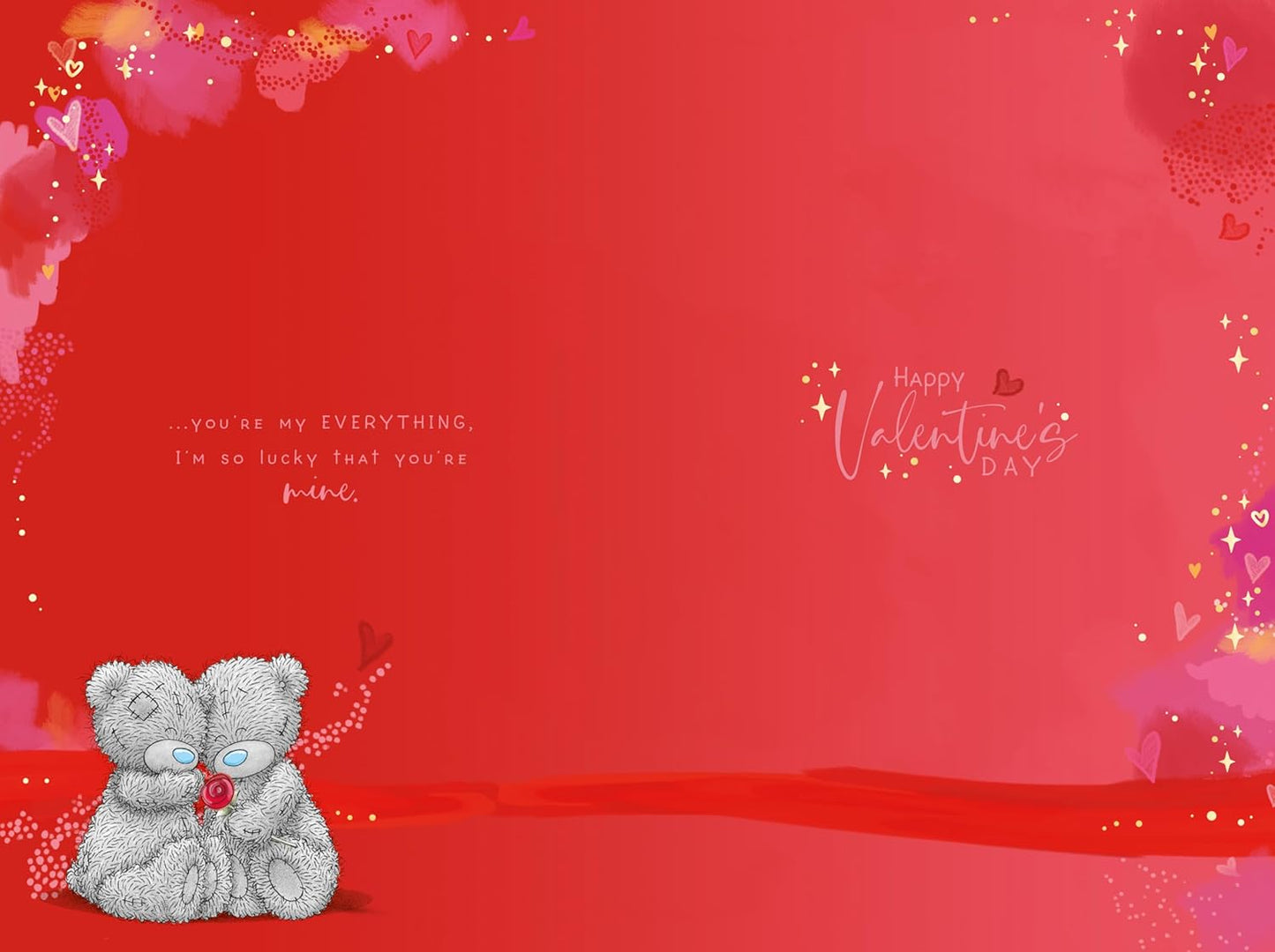 Bears Stood With Rose Soul Mate Valentine's Day Card