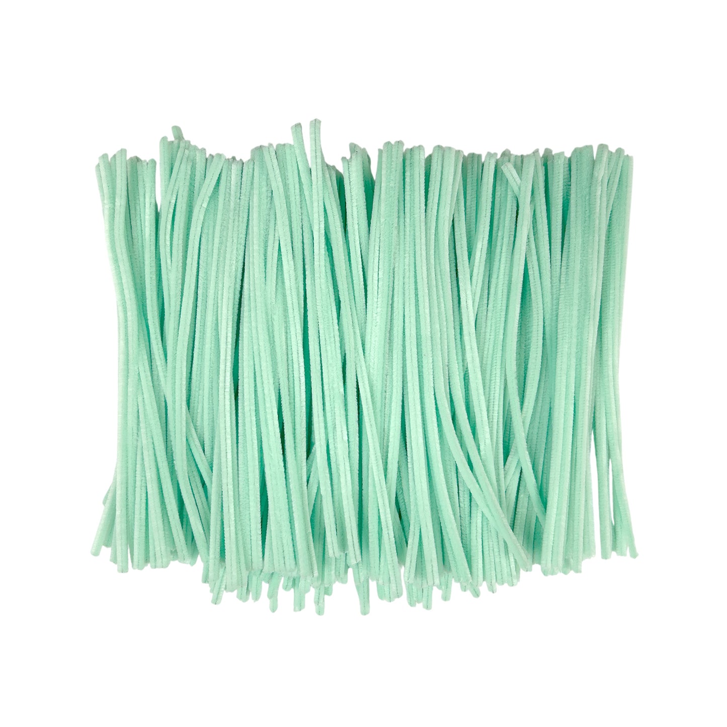 Pack of 500 Pastel Green Coloured Pipe Cleaners 30cm x 6mm Craft Chenille Stems