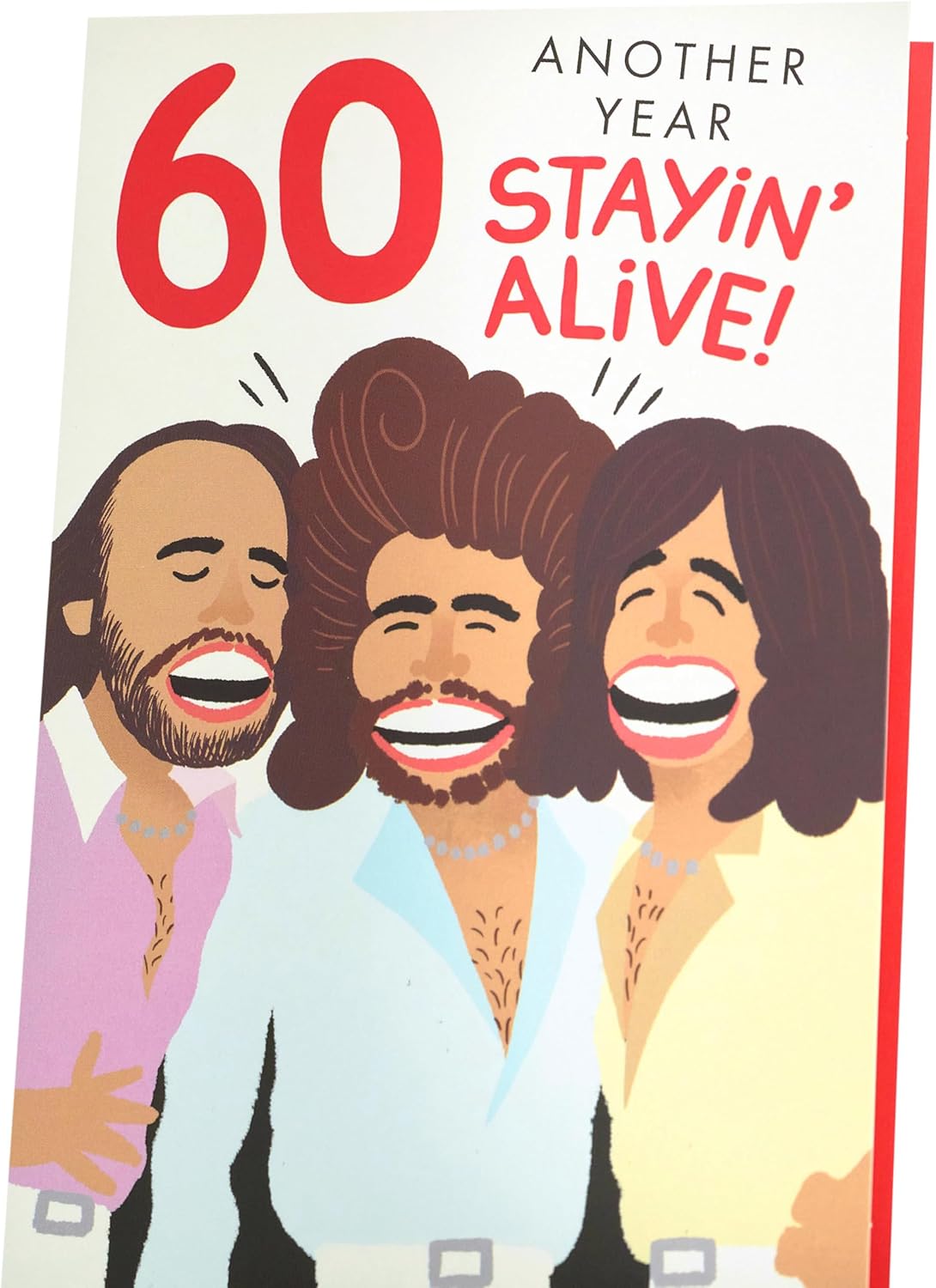 BeeGees Design 60th Birthday Card