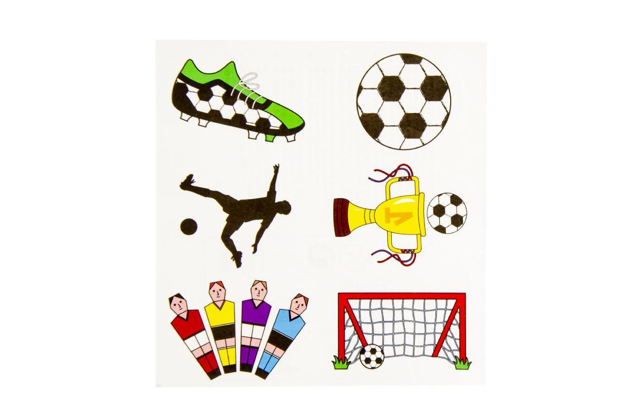 6 Pieces Football Tattoos