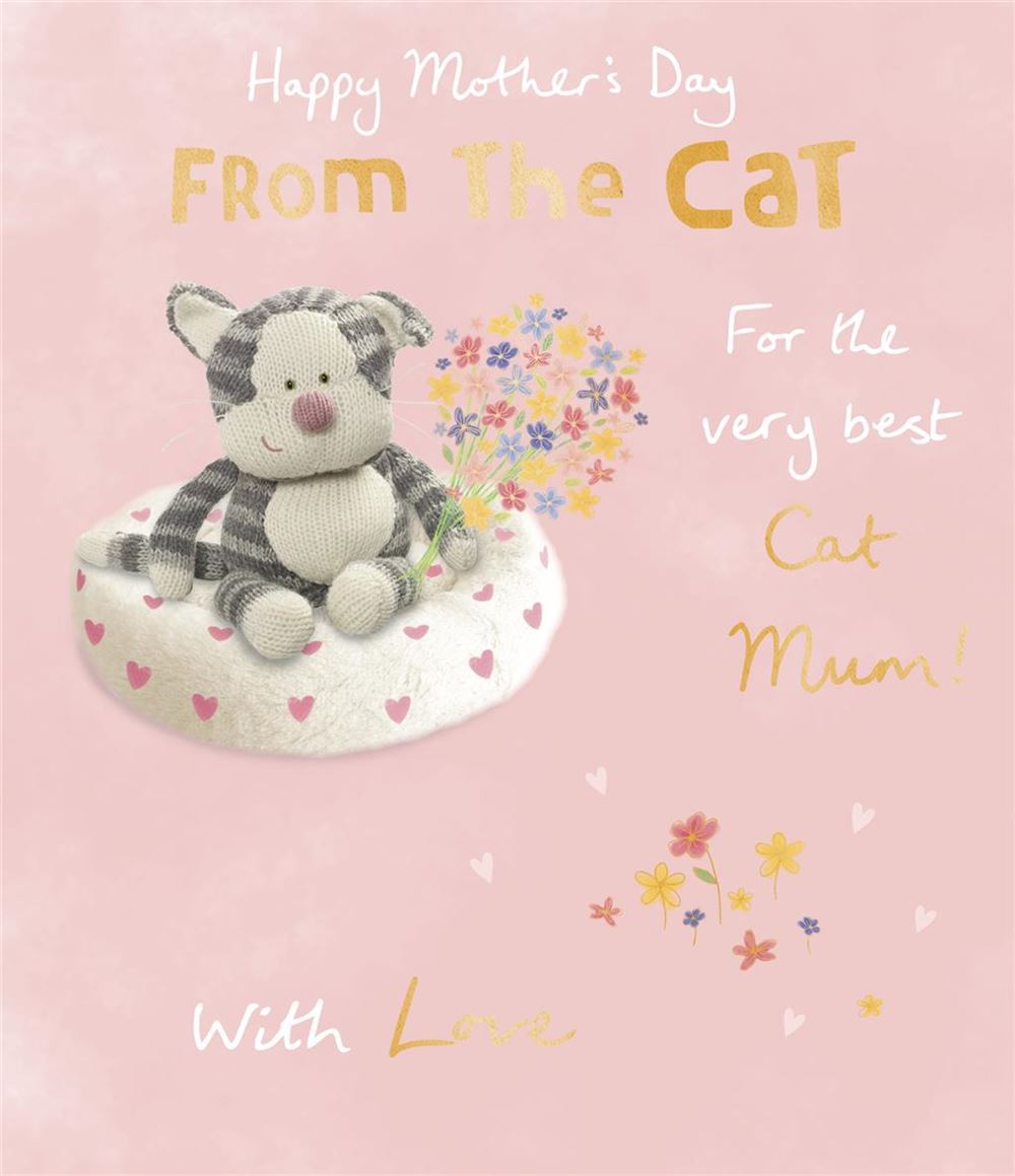 From The Cat With Flowers Mother's Day Card