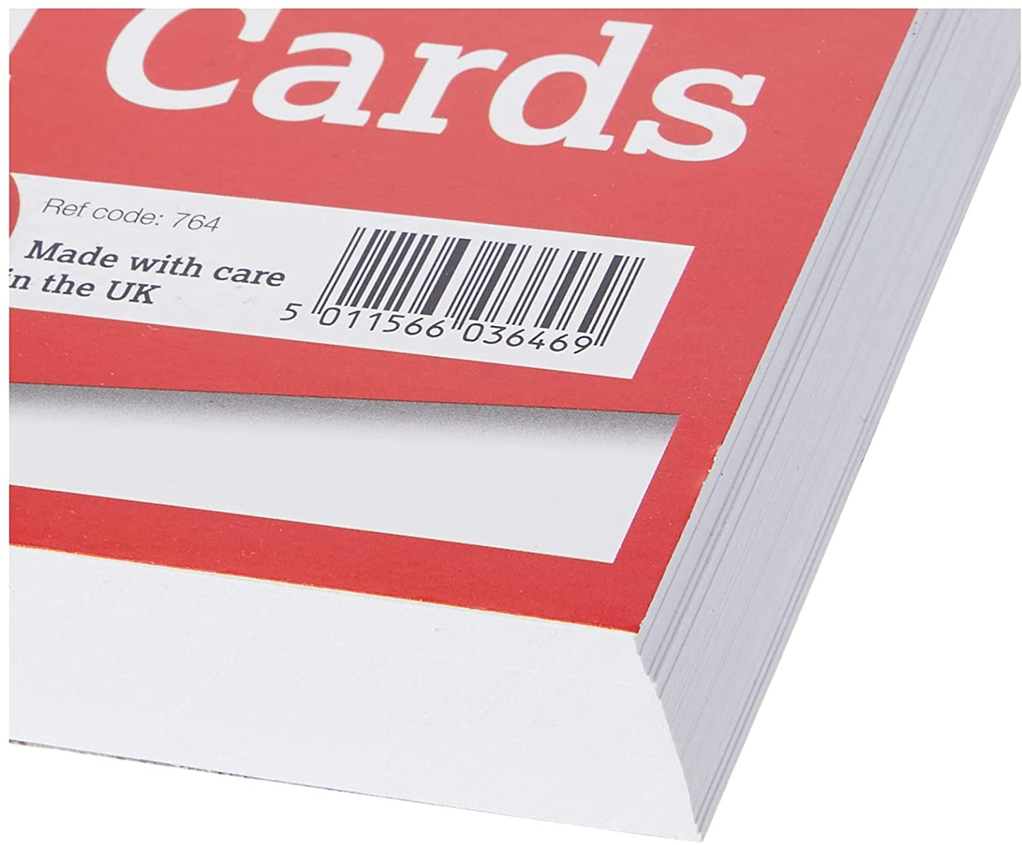 Pack of 100 Plain White Record Cards 152x101mm