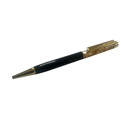 Age 50 Captioned Gold Leaf Ballpoint Gift Pen