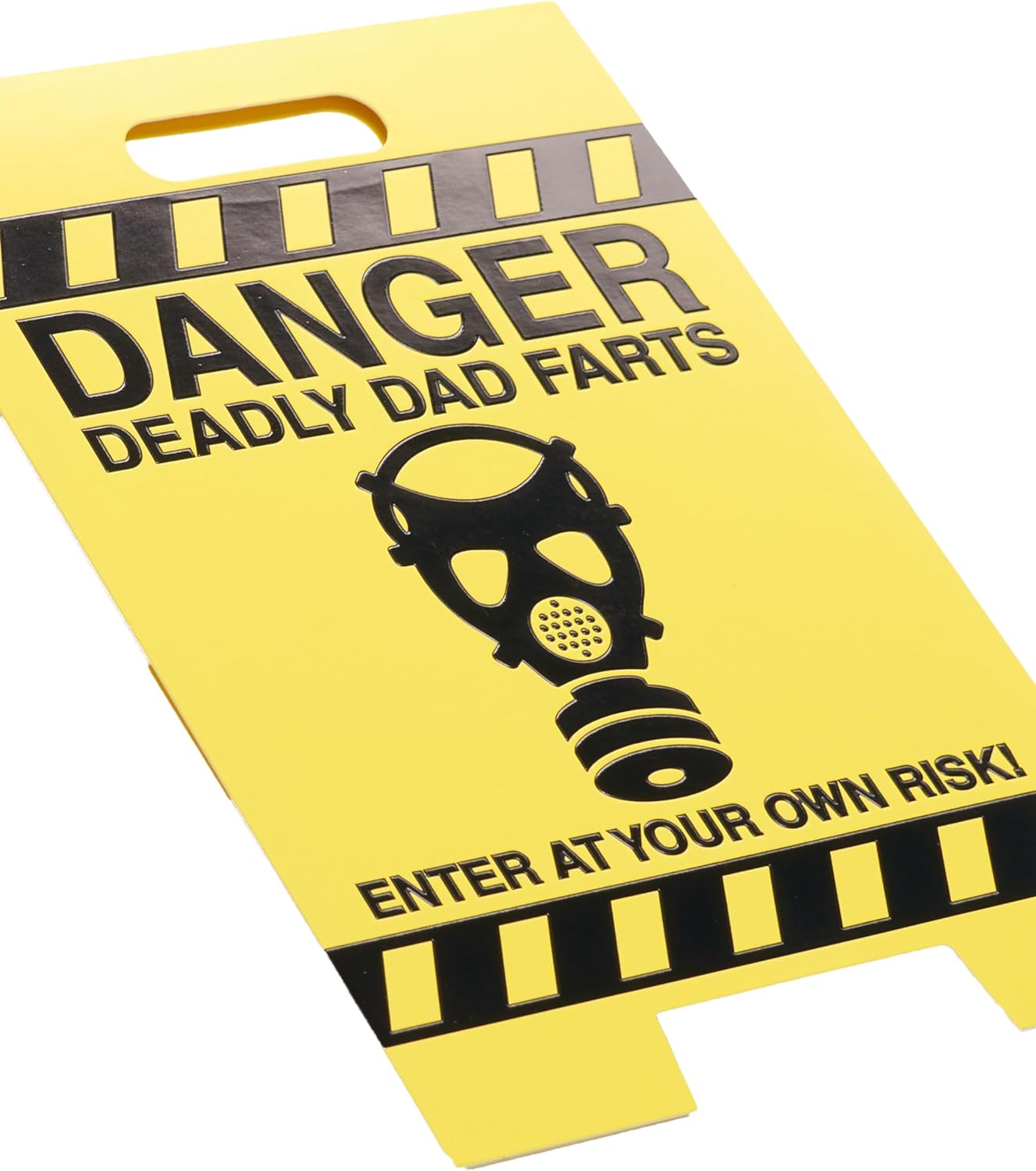 Funny 3D Sign Design Dad Birthday Card