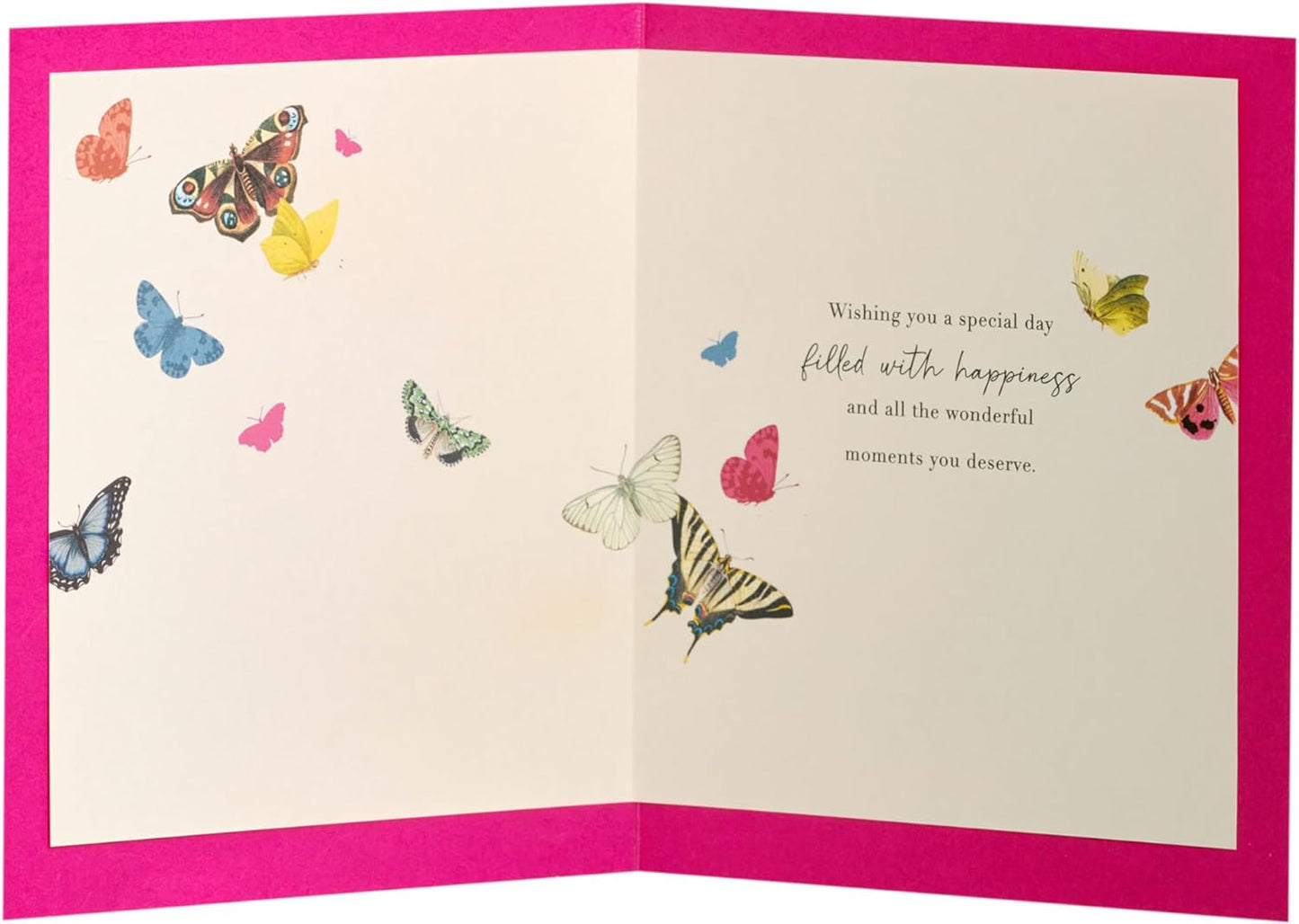 Butterflies Design Birthday Card
