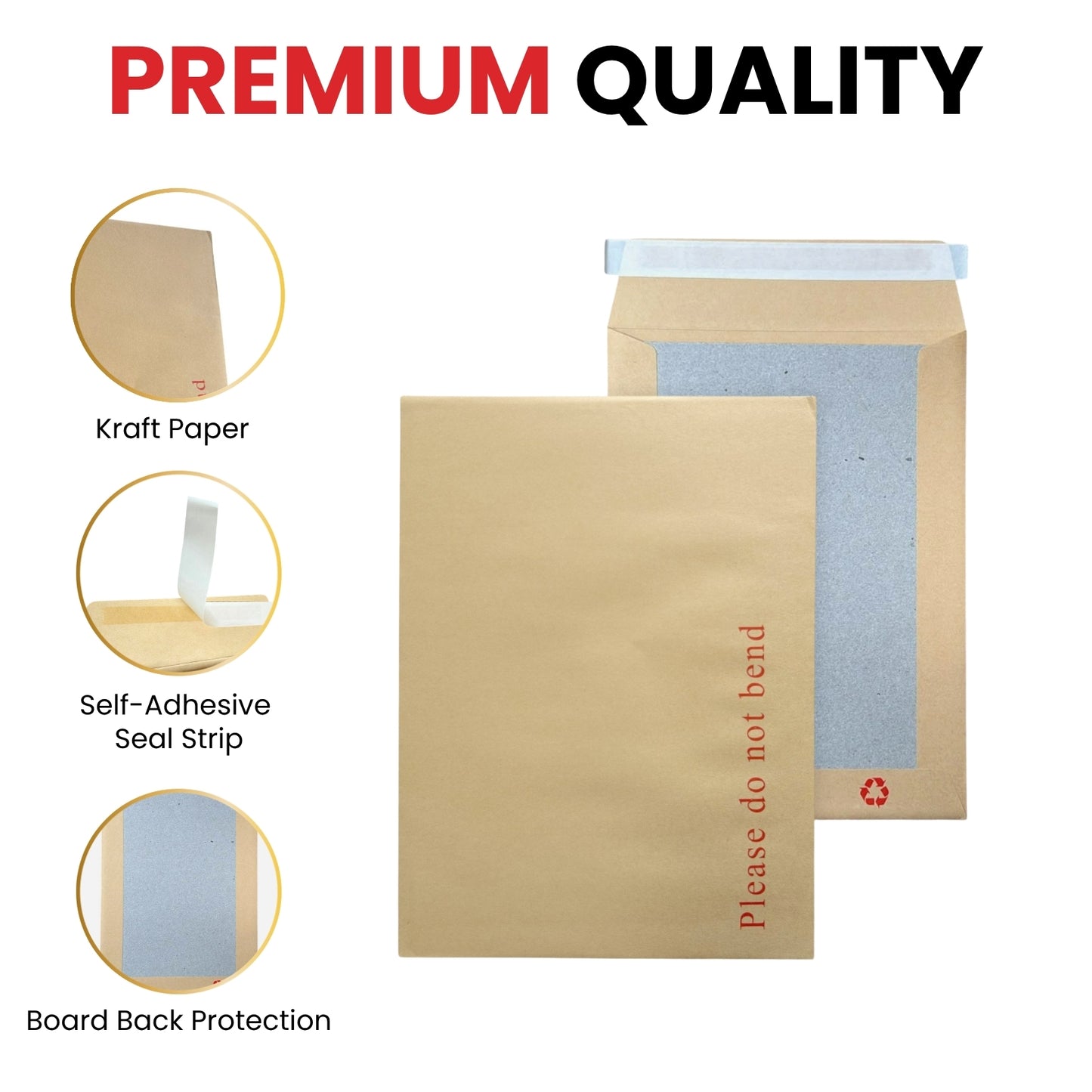 Box of 125 C5 Board Back Envelopes (162 x 229mm)