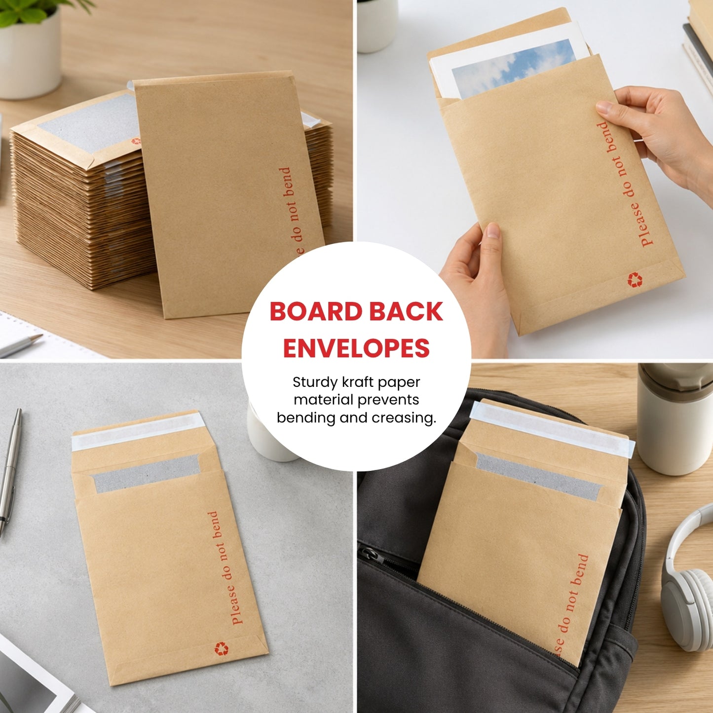 Box of 125 C5 Board Back Envelopes (162 x 229mm)