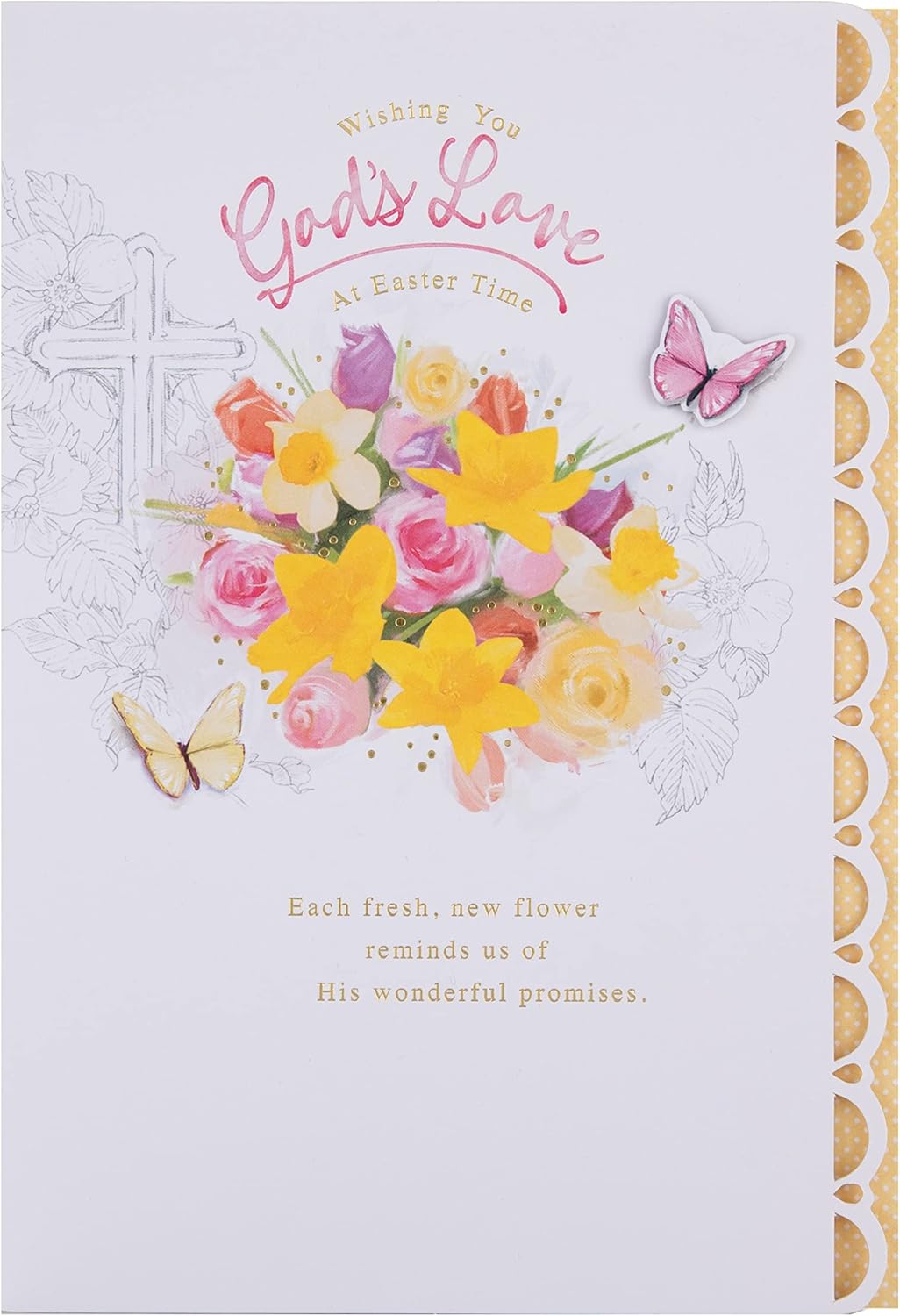 Classic Seasonal Verse Design Religious Easter Card