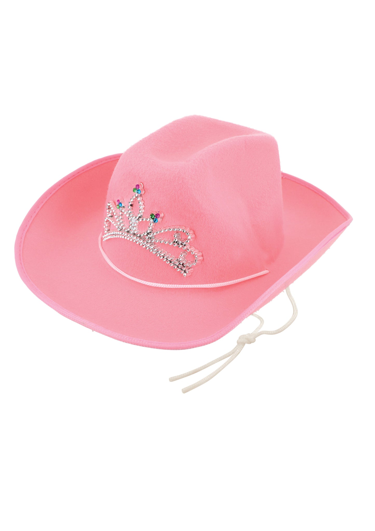 Pink Cowboy Hat with Tiara