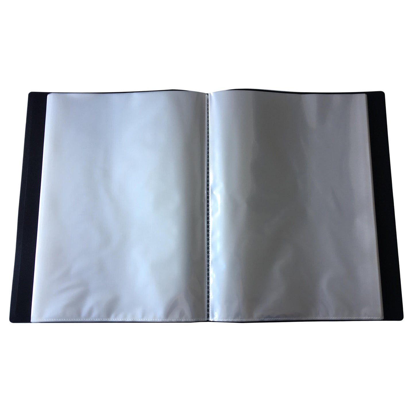 Pack of 10 A4 20 Pocket Black Flexible Cover Display Books