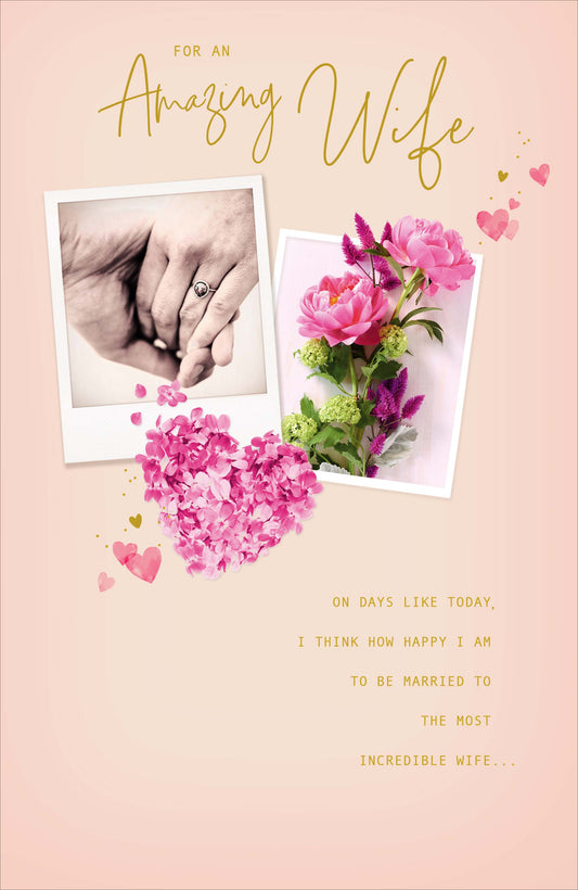 Amazing Wife Romantic Birthday Card 