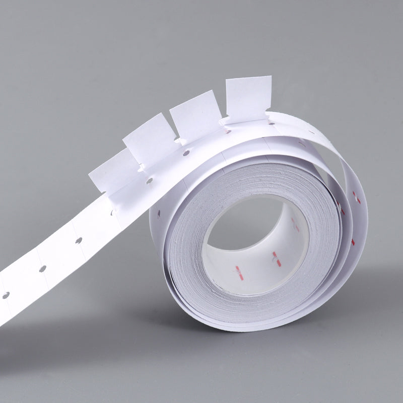 Pack of 10 Foska Self Adhesive White Blank Price Label Rolls (5000 Tickets)