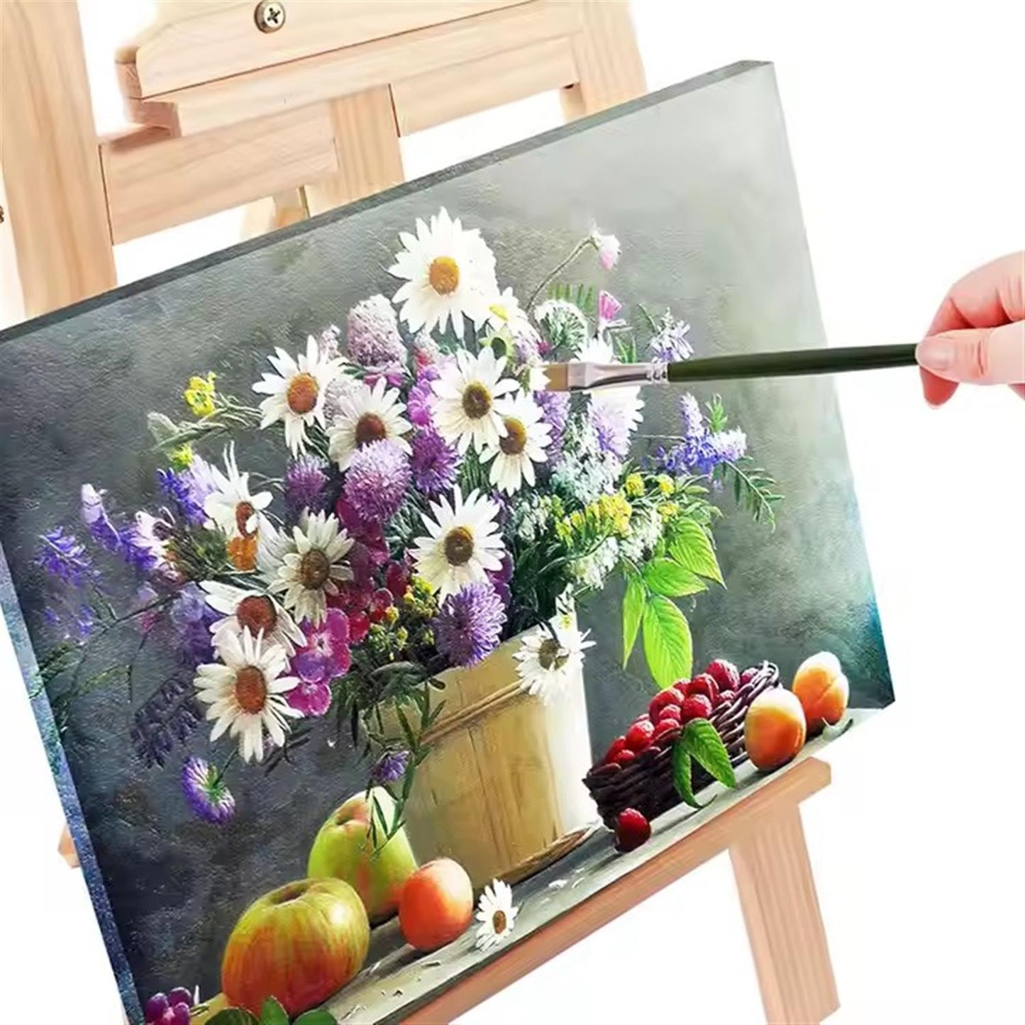 Pack of 11 Pieces Nylon Oil Color Brush Set for Painting