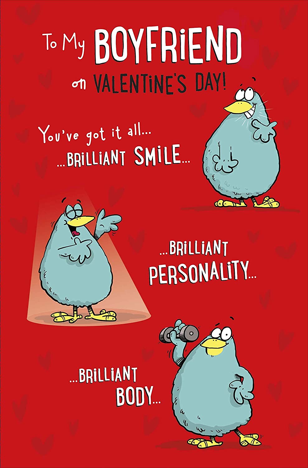 To My Boyfriend You've Got It All! Funny Valentine's Day Card