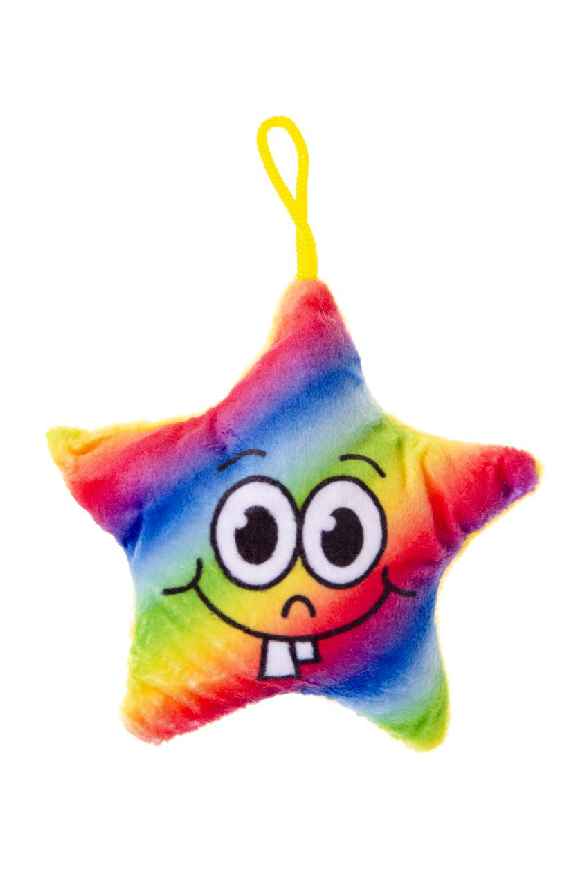 Pack of 24 Plush Rainbow Star 10cm