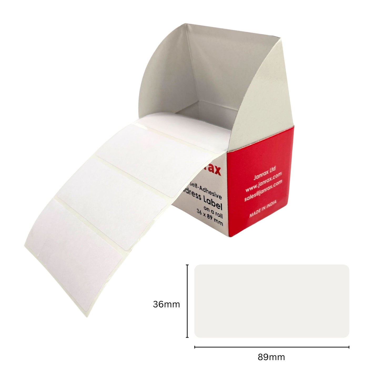 6 Rolls of 250 Self Adhesive Address Labels 36x89mm