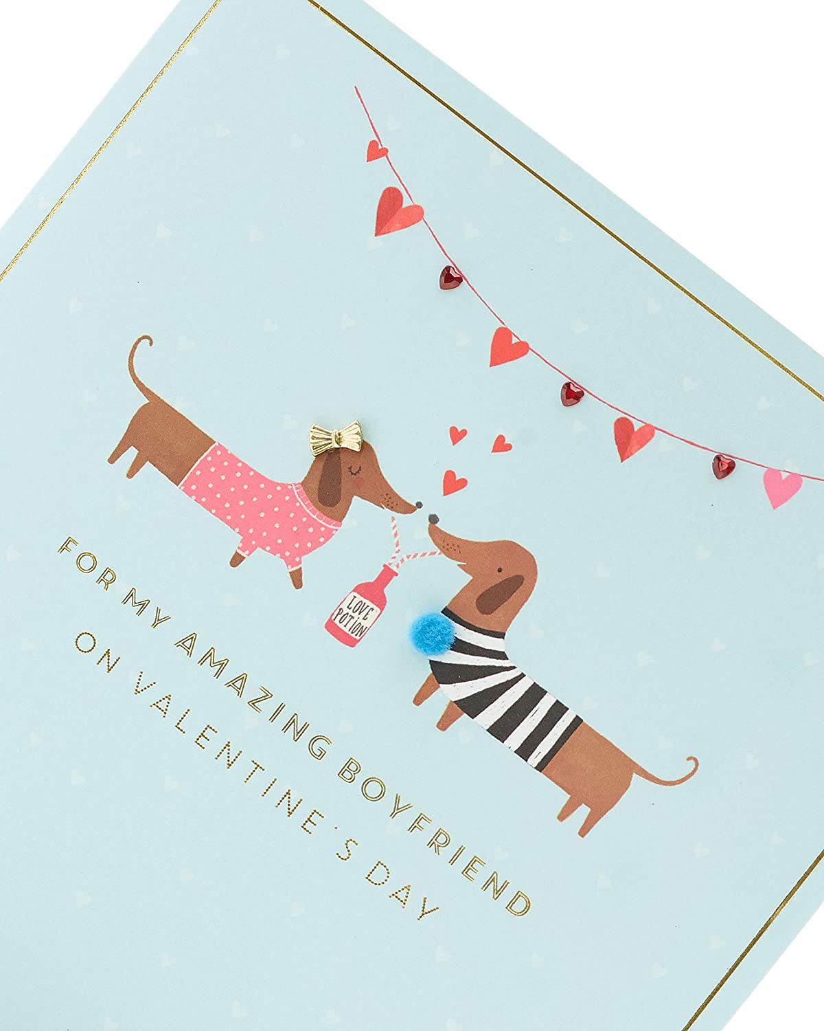 Amazing Boyfriend Cute Sausage Dog Valentine's Day Card