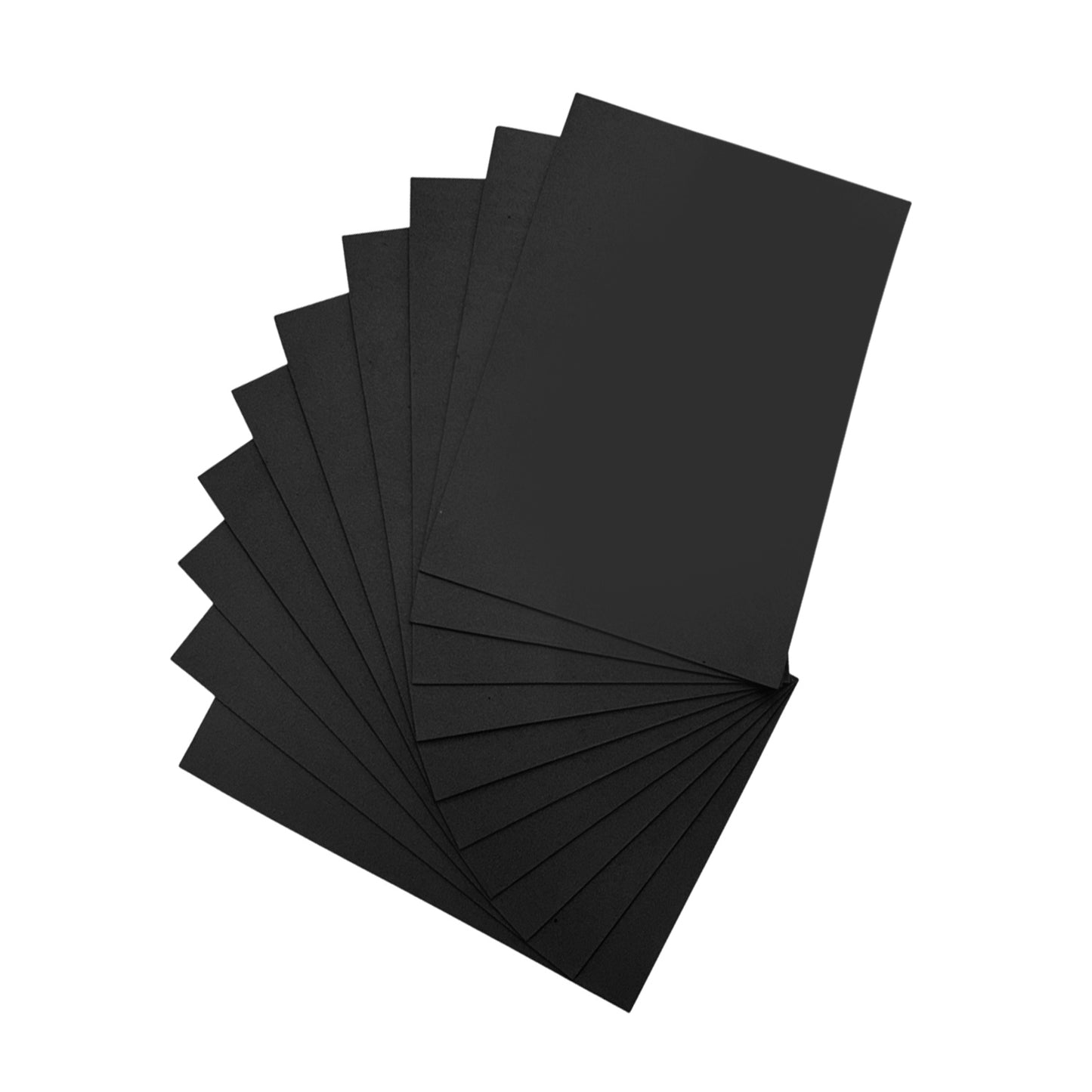 Pack of 200 A5 Black Coloured EVA Foam Sheets