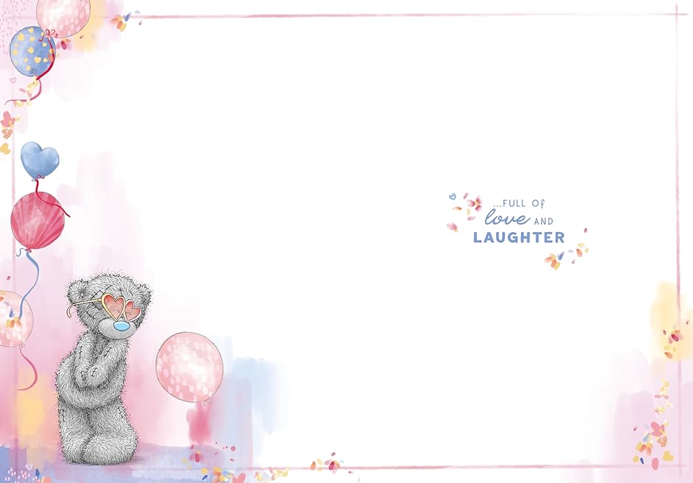 Bears With Heart Glasses Sister Birthday Card