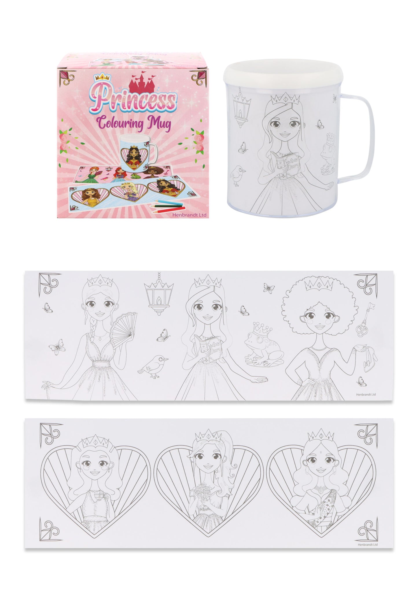 Colour Your Own Princess Mug (300ml)