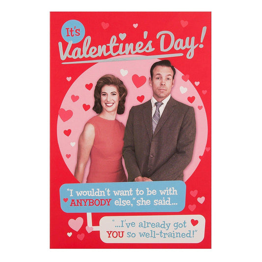 Hallmark Humour Funny Valentine's Day Card 'So Well Trained' 