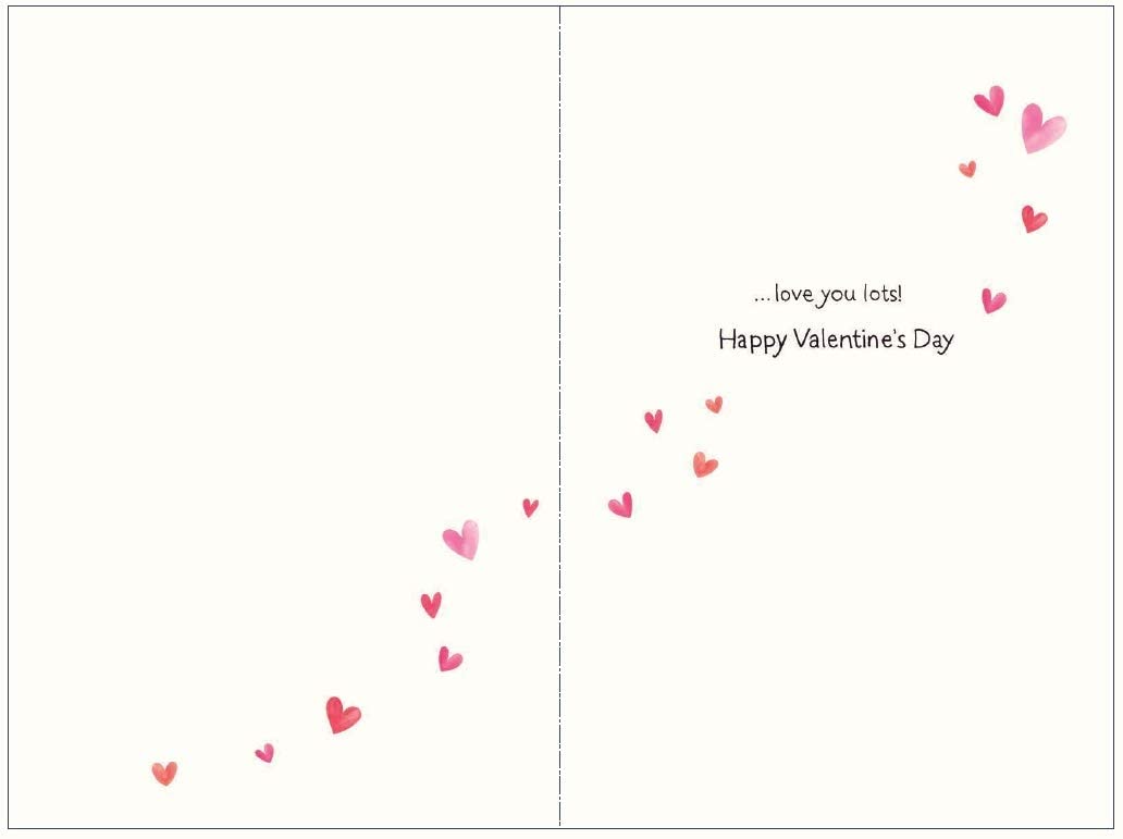 For Girlfriend Cute Lots of Woof Dog Valentine's Day Card