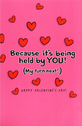 Funny Cute Why So Happy? Pink Valentine's Day Card