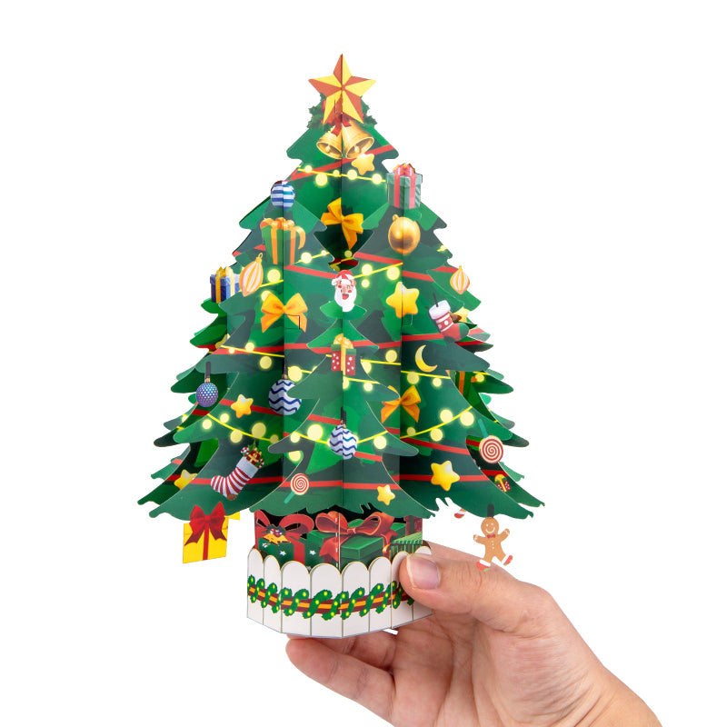 Season’s Tree of Light 3D Pop Up Christmas Card