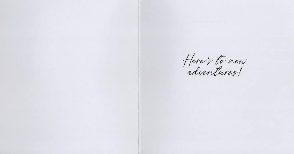 Bon Voyage to New Adventures Leaving Greeting Card