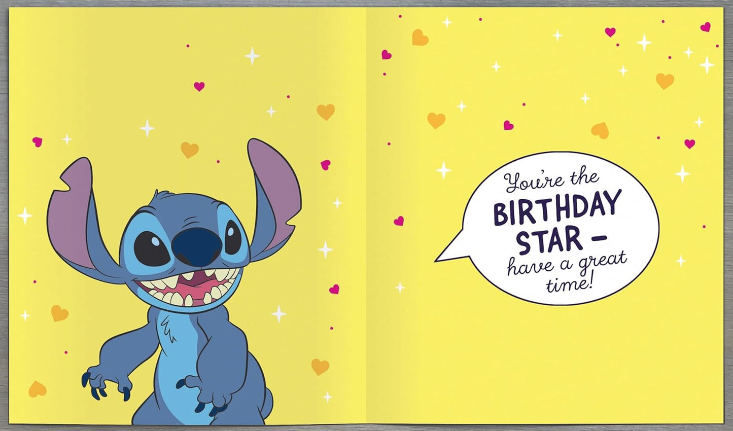 Unique Stitch Design for Girls 6th Birthday Card