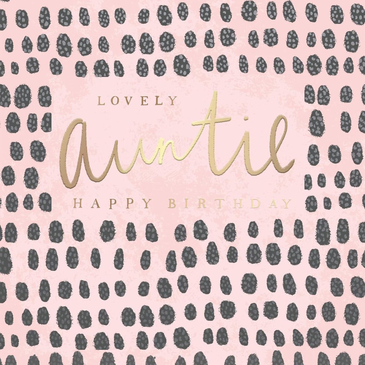 Stunning Luxury Foiled Auntie Birthday Card