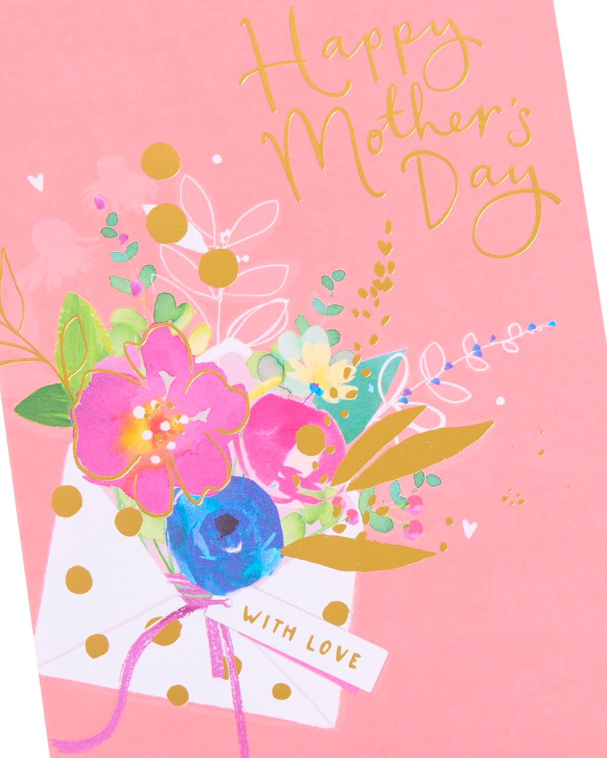 Bold Floral Bouquet Mother's Day Card