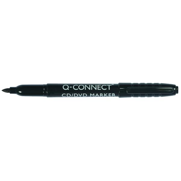 Pack of 10 Bullet Tip Fine Black Permanent Marker Pens