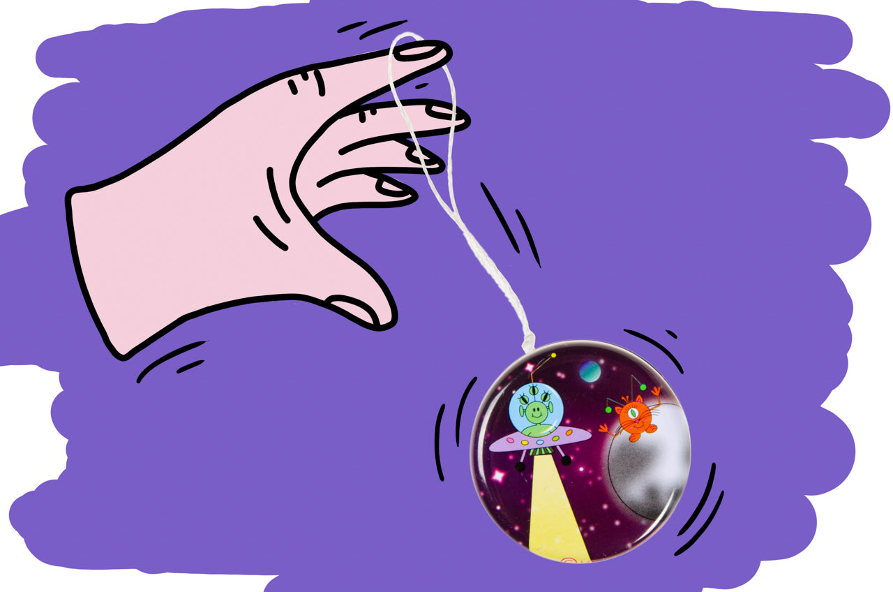 Single Metal Yo-Yo Space Theme Return Top