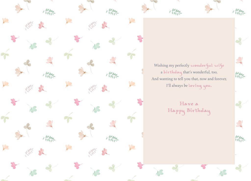 Cute Country Companions Design Wife Birthday Card