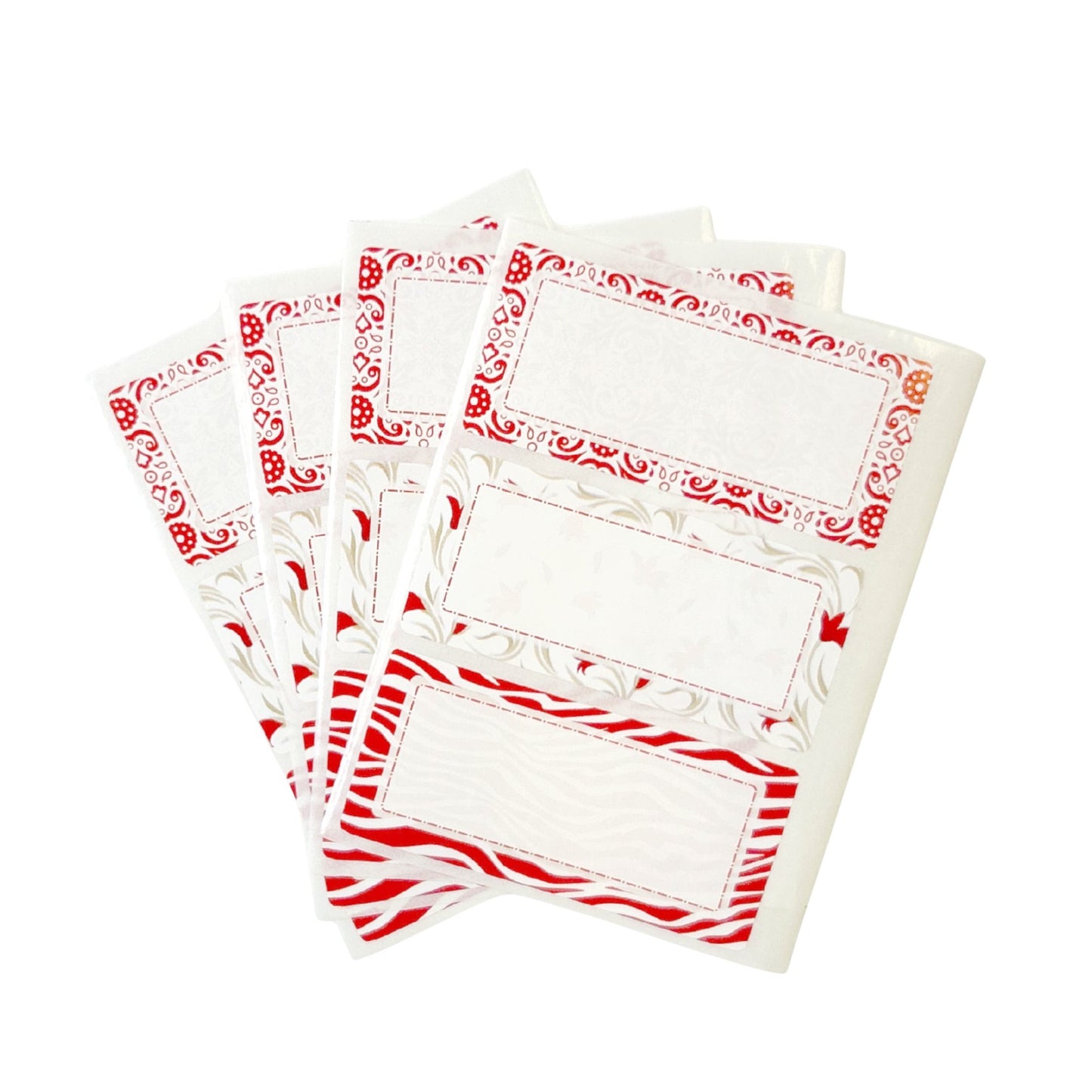 Pack of 144 Jam Jar Labels 34x75mm